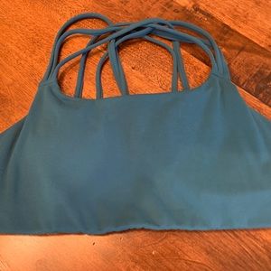 Athleta hyper focused bra, teal
